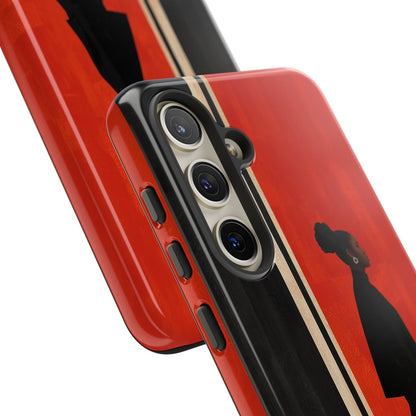 Afro Puff Walk Phone Case - The Trini Gee