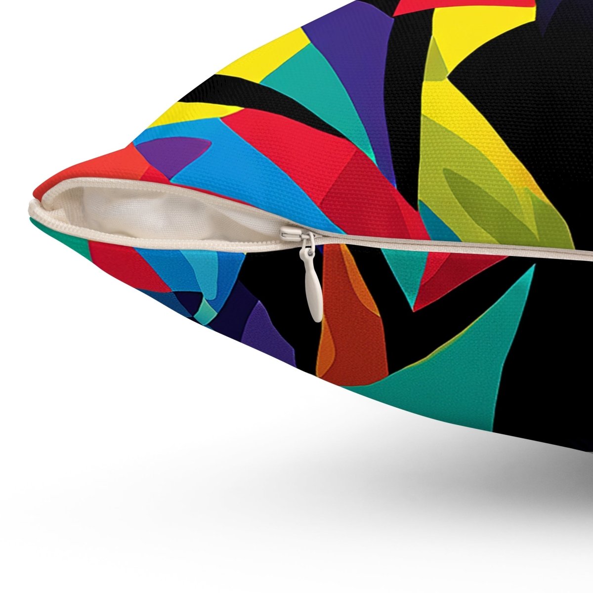 Afro Puffs Geometric Pillow - Afrocentric Art by The Trini Gee