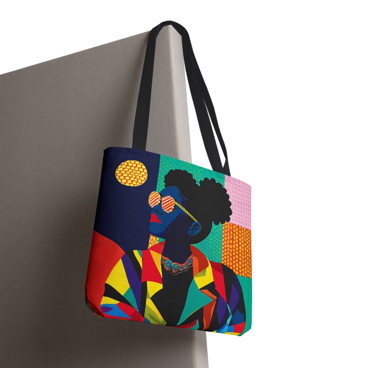 Afro Puffs Tote Bag - Afrocentric Art by The Trini Gee