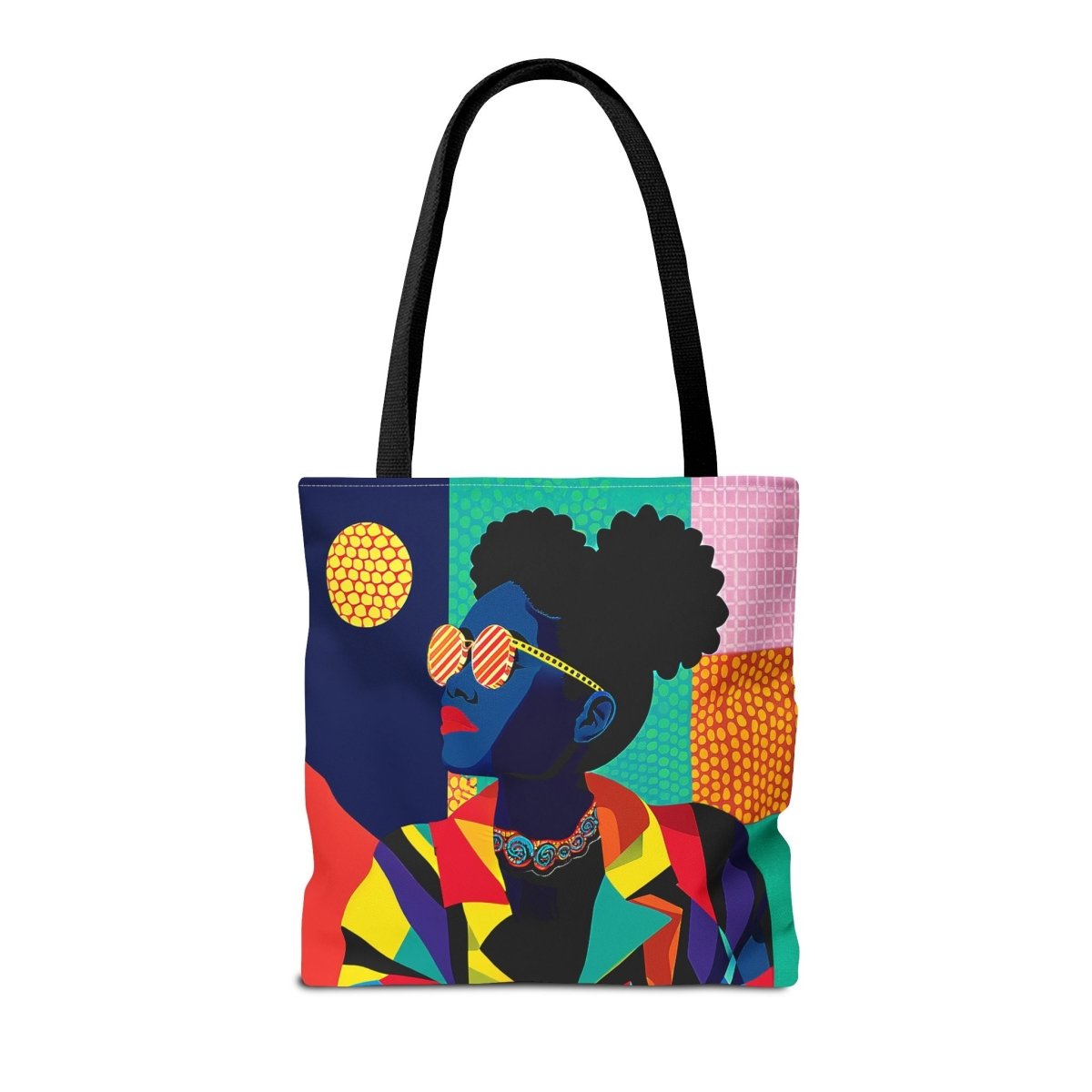 Afro Puffs Tote Bag - Afrocentric Art by The Trini Gee
