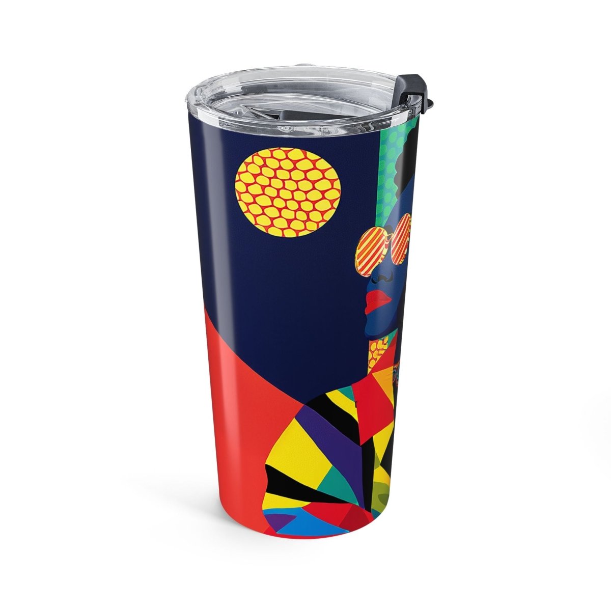 Afro Puffs Tumbler - Afrocentric Art by The Trini Gee