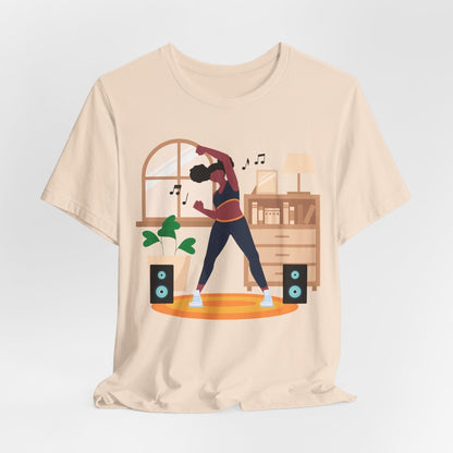 Afro Puffs Workout Shirt - Afrocentric Art by The Trini Gee