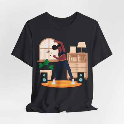 Afro Puffs Workout Shirt - Afrocentric Art by The Trini Gee