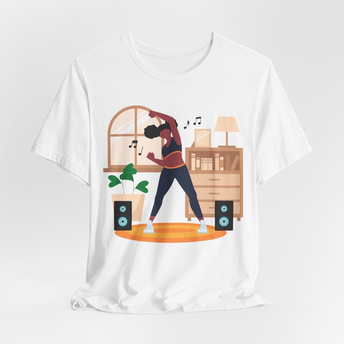 Afro Puffs Workout Shirt - Afrocentric Art by The Trini Gee