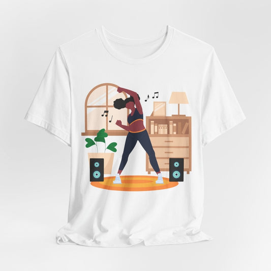 Afro Puffs Workout Shirt - Afrocentric Art by The Trini Gee