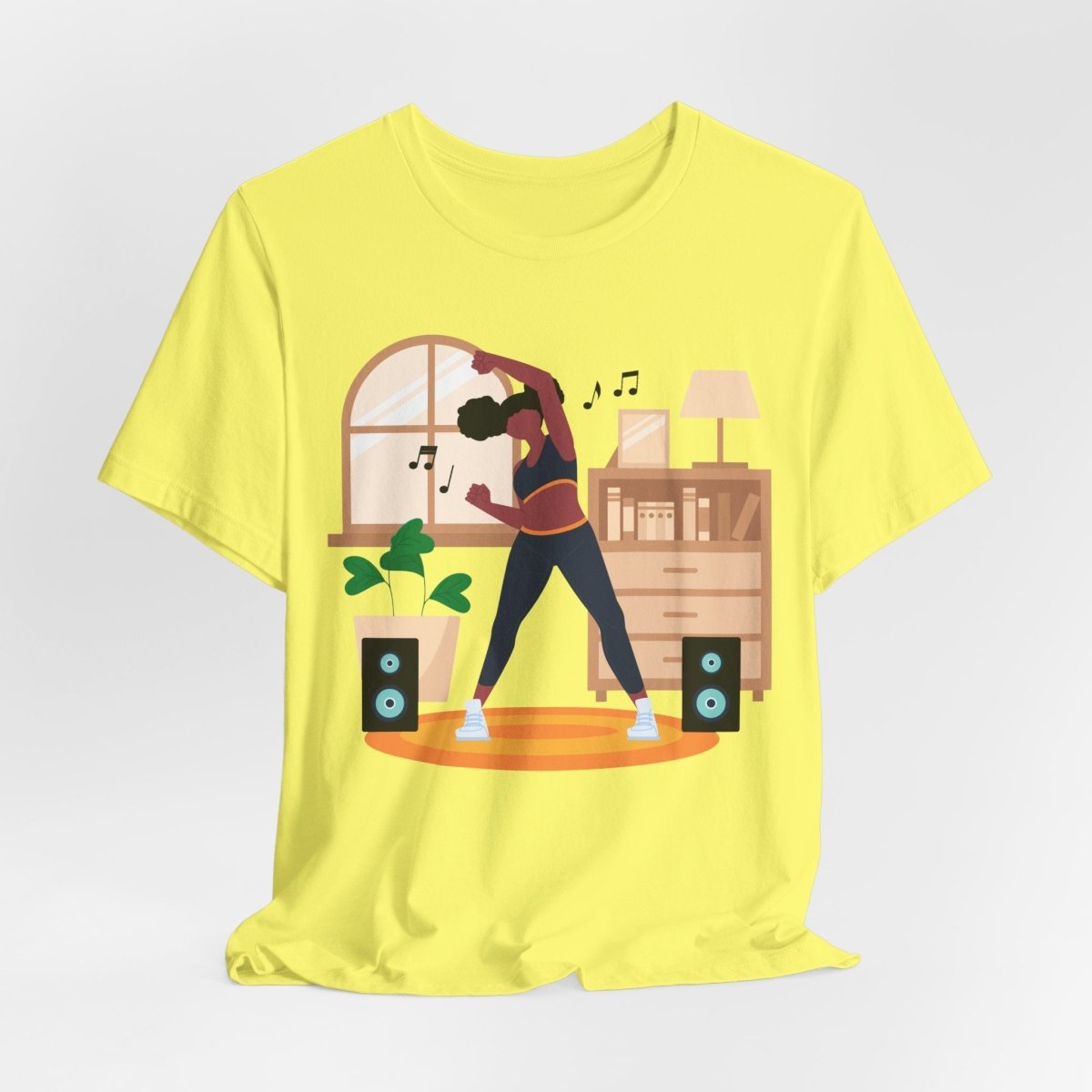 Afro Puffs Workout Shirt - Afrocentric Art by The Trini Gee
