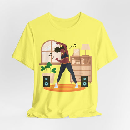 Afro Puffs Workout Shirt - Afrocentric Art by The Trini Gee