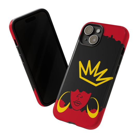 Afro Queen iPhone Case - Afrocentric Art by The Trini Gee