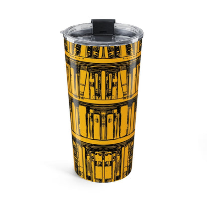 Afro Reader Tumbler - Afrocentric Art by The Trini Gee