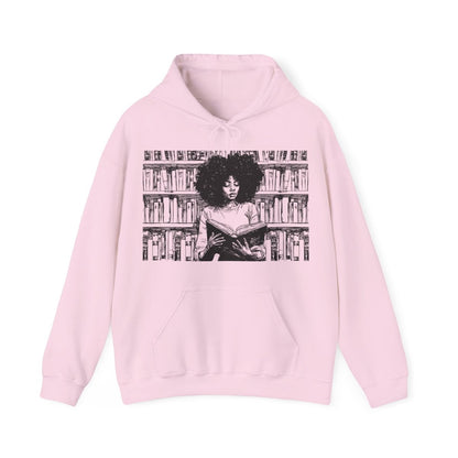 Afro Reading Hoodie - Afrocentric Art by The Trini Gee