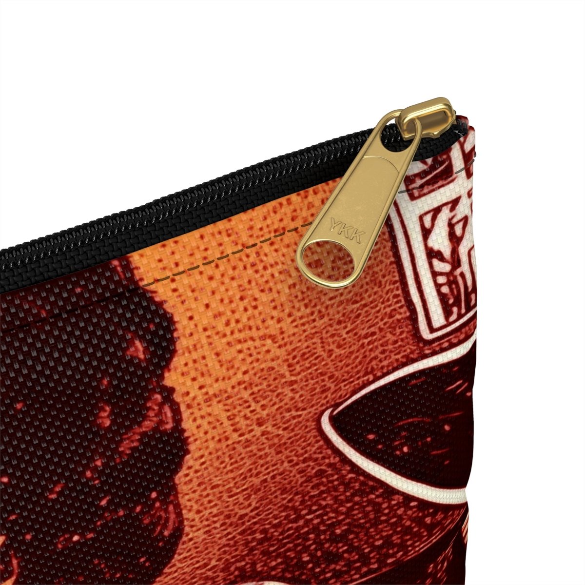 Afro Scholar Accessory Pouch - Afrocentric Art by The Trini Gee