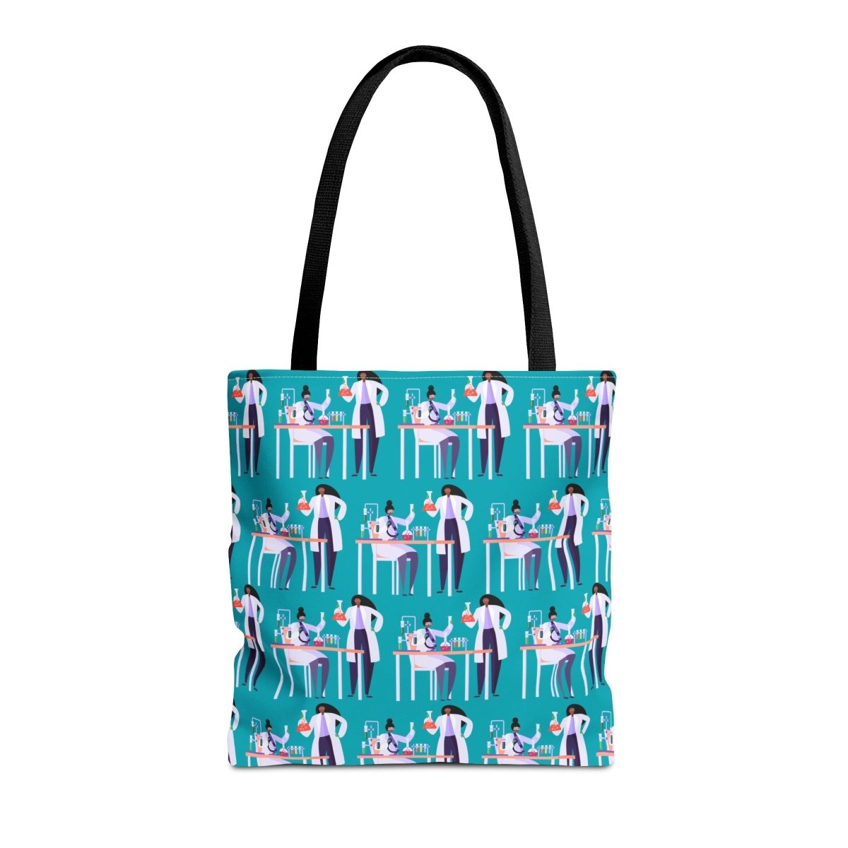 Afro Scientists Tote Bag - Afrocentric Art by The Trini Gee