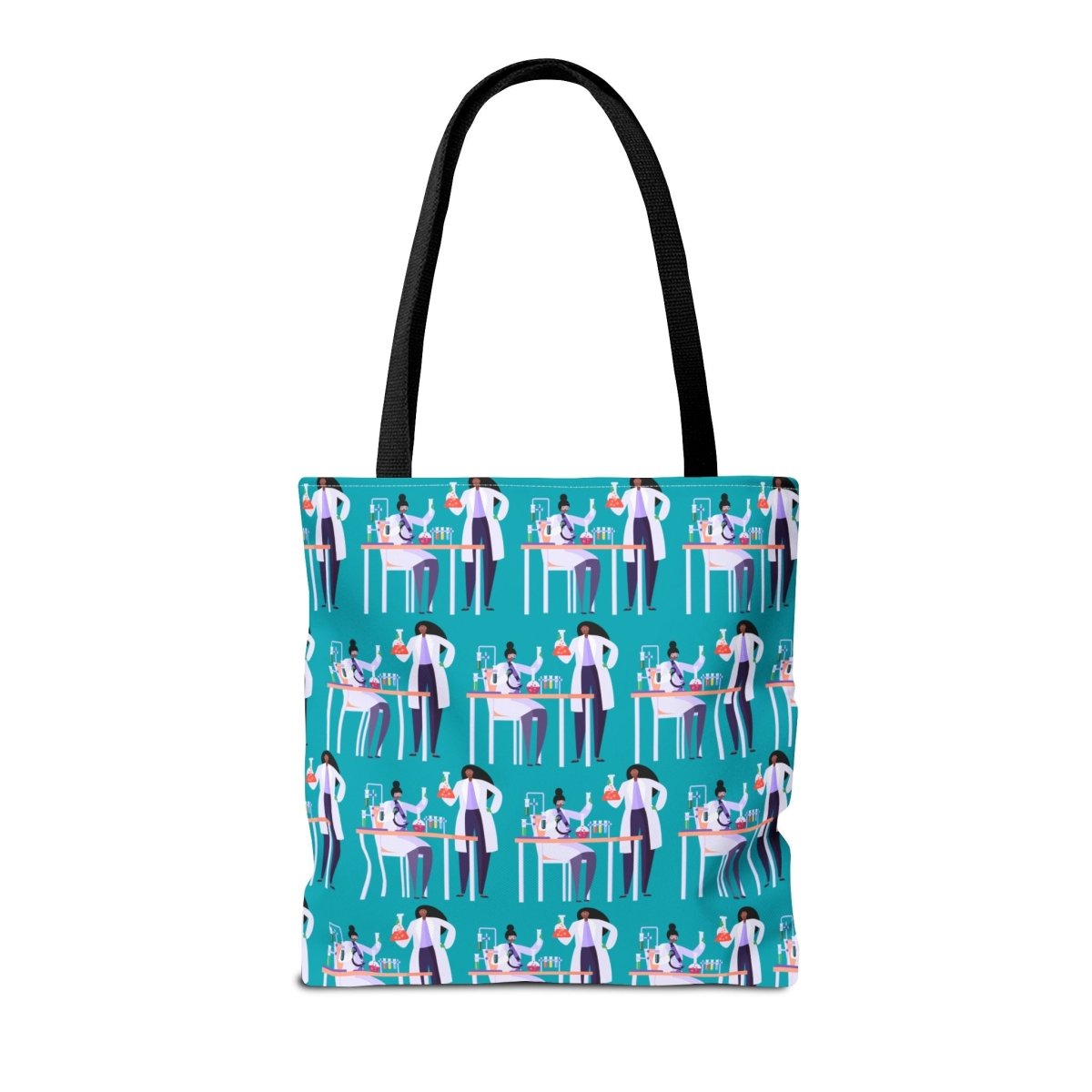 Afro Scientists Tote Bag - Afrocentric Art by The Trini Gee