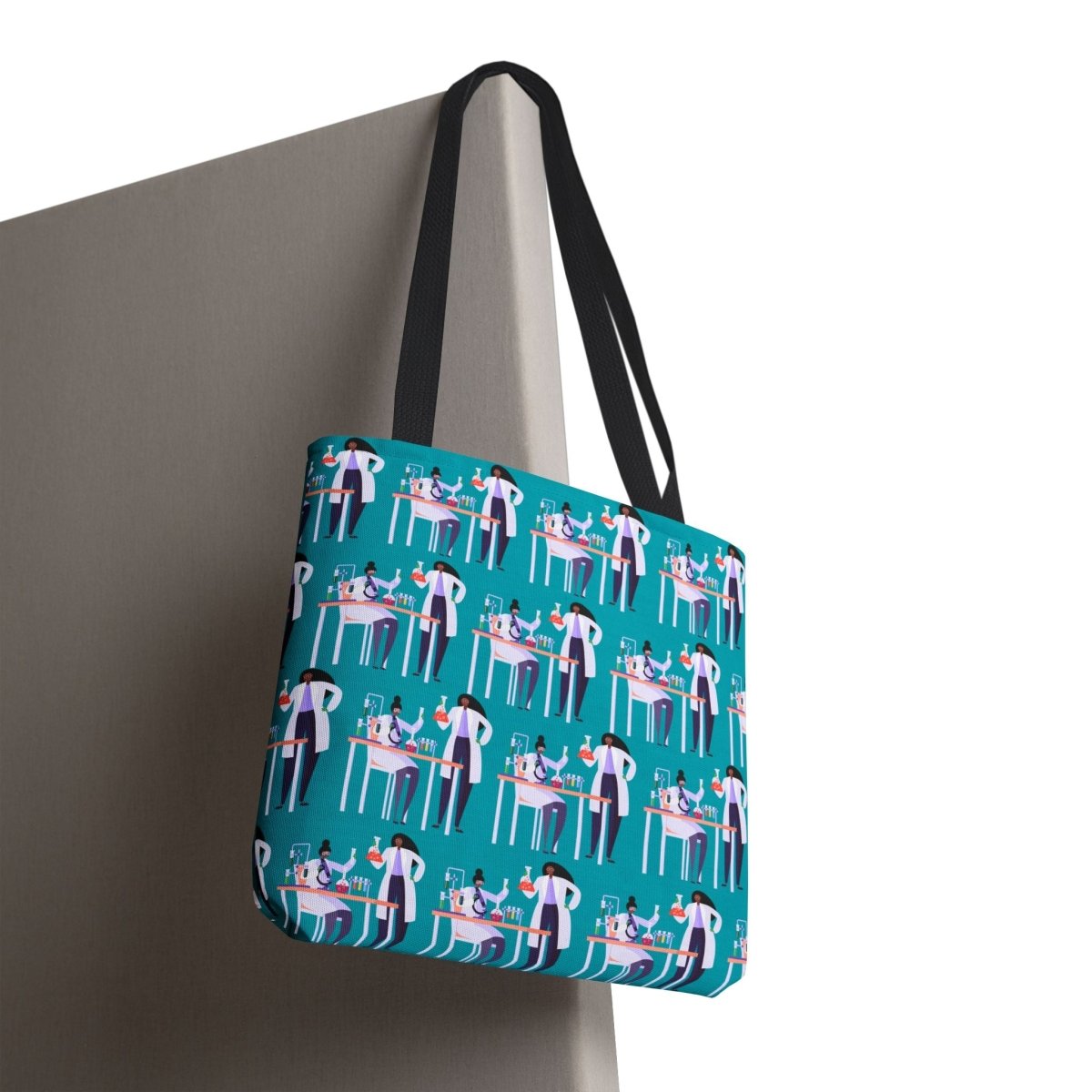 Afro Scientists Tote Bag - Afrocentric Art by The Trini Gee