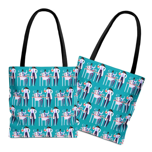 Afro Scientists Tote Bag - Afrocentric Art by The Trini Gee