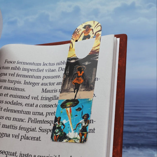 Afro Sci‑Fi Bookmark - Afrocentric Art by The Trini Gee