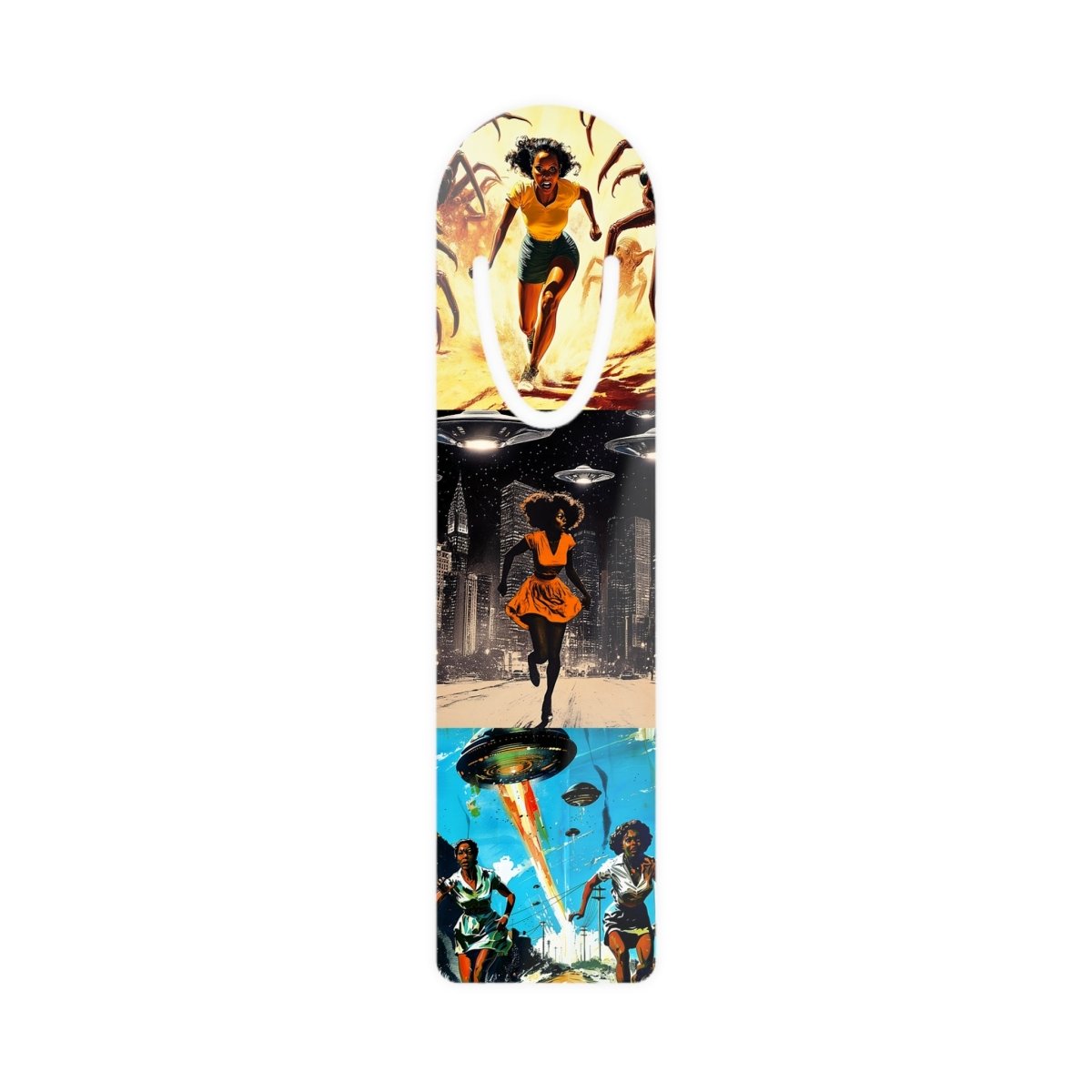Afro Sci‑Fi Bookmark - Afrocentric Art by The Trini Gee