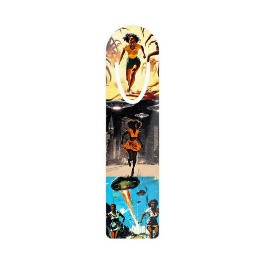 Afro Sci‑Fi Bookmark - Afrocentric Art by The Trini Gee