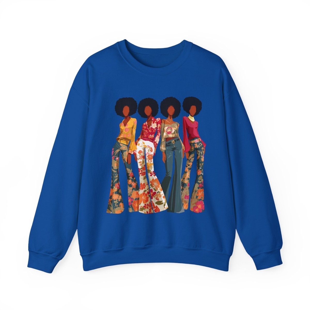 Afro Soul Sis Sweatshirt - Afrocentric Art by The Trini Gee