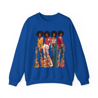 Afro Soul Sis Sweatshirt - Afrocentric Art by The Trini Gee