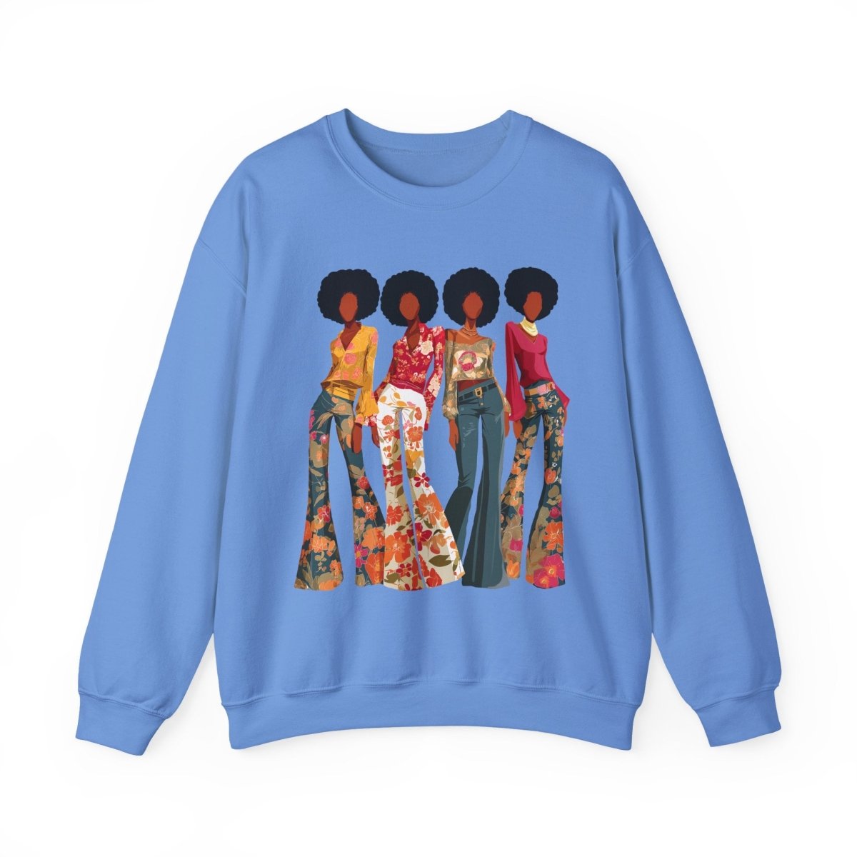 Afro Soul Sis Sweatshirt - Afrocentric Art by The Trini Gee
