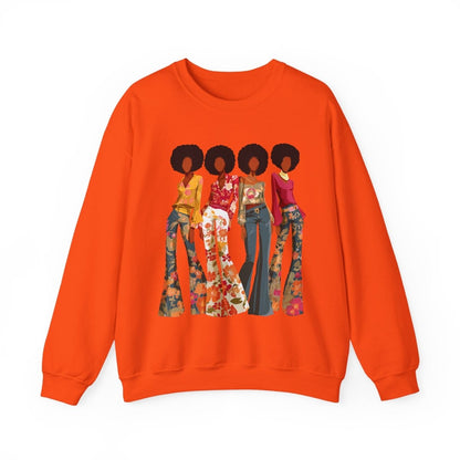 Afro Soul Sis Sweatshirt - Afrocentric Art by The Trini Gee
