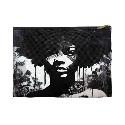 Afro Stencil Pouch - The Trini Gee