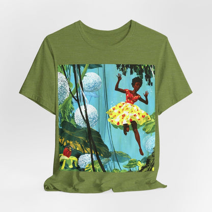 Afro Storybook Fantasy T-Shirt - Afrocentric Art by The Trini Gee