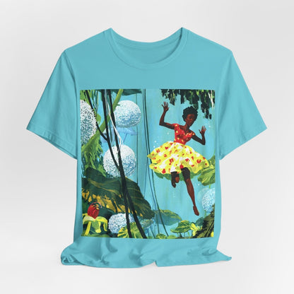 Afro Storybook Fantasy T-Shirt - Afrocentric Art by The Trini Gee