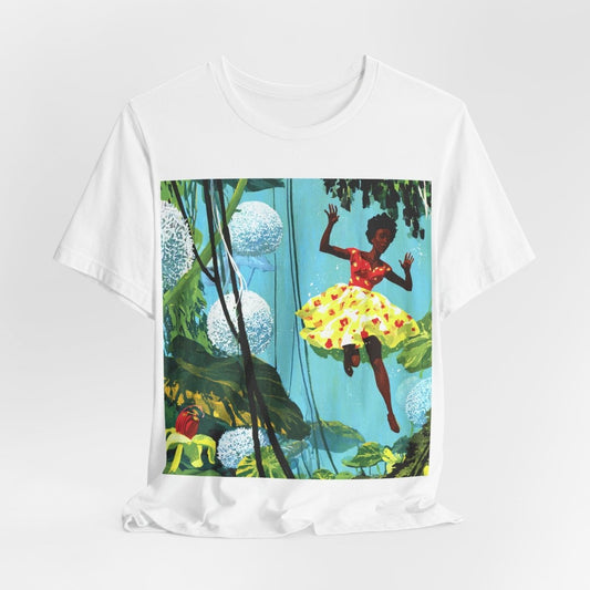 Afro Storybook Fantasy T-Shirt - Afrocentric Art by The Trini Gee