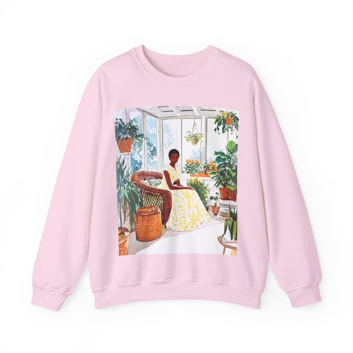 Afro Sunroom Sweatshirt - Afrocentric Art by The Trini Gee