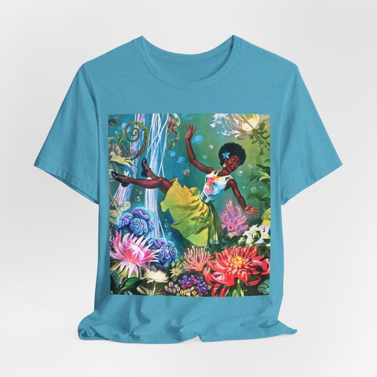 Afro Surreal Fantasy Shirt - Afrocentric Art by The Trini Gee