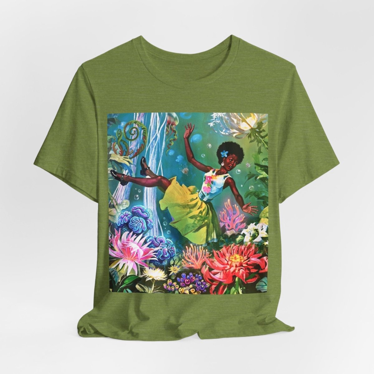 Afro Surreal Fantasy Shirt - Afrocentric Art by The Trini Gee