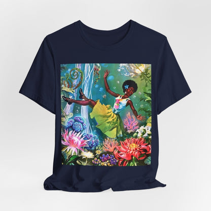 Afro Surreal Fantasy Shirt - Afrocentric Art by The Trini Gee