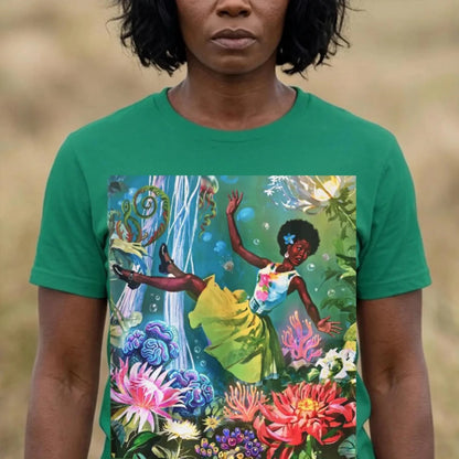 Afro Surreal Fantasy Shirt - Afrocentric Art by The Trini Gee