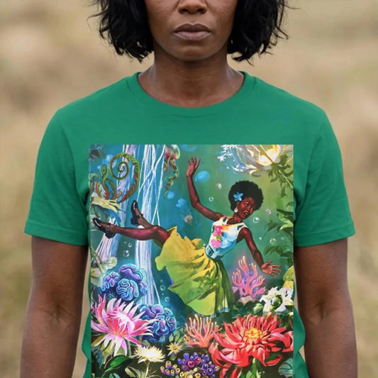 Afro Surreal Fantasy Shirt - Afrocentric Art by The Trini Gee