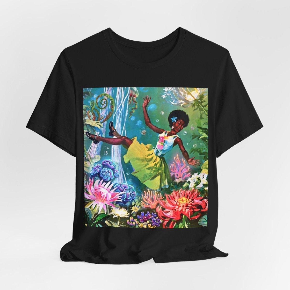 Afro Surreal Fantasy Shirt - Afrocentric Art by The Trini Gee