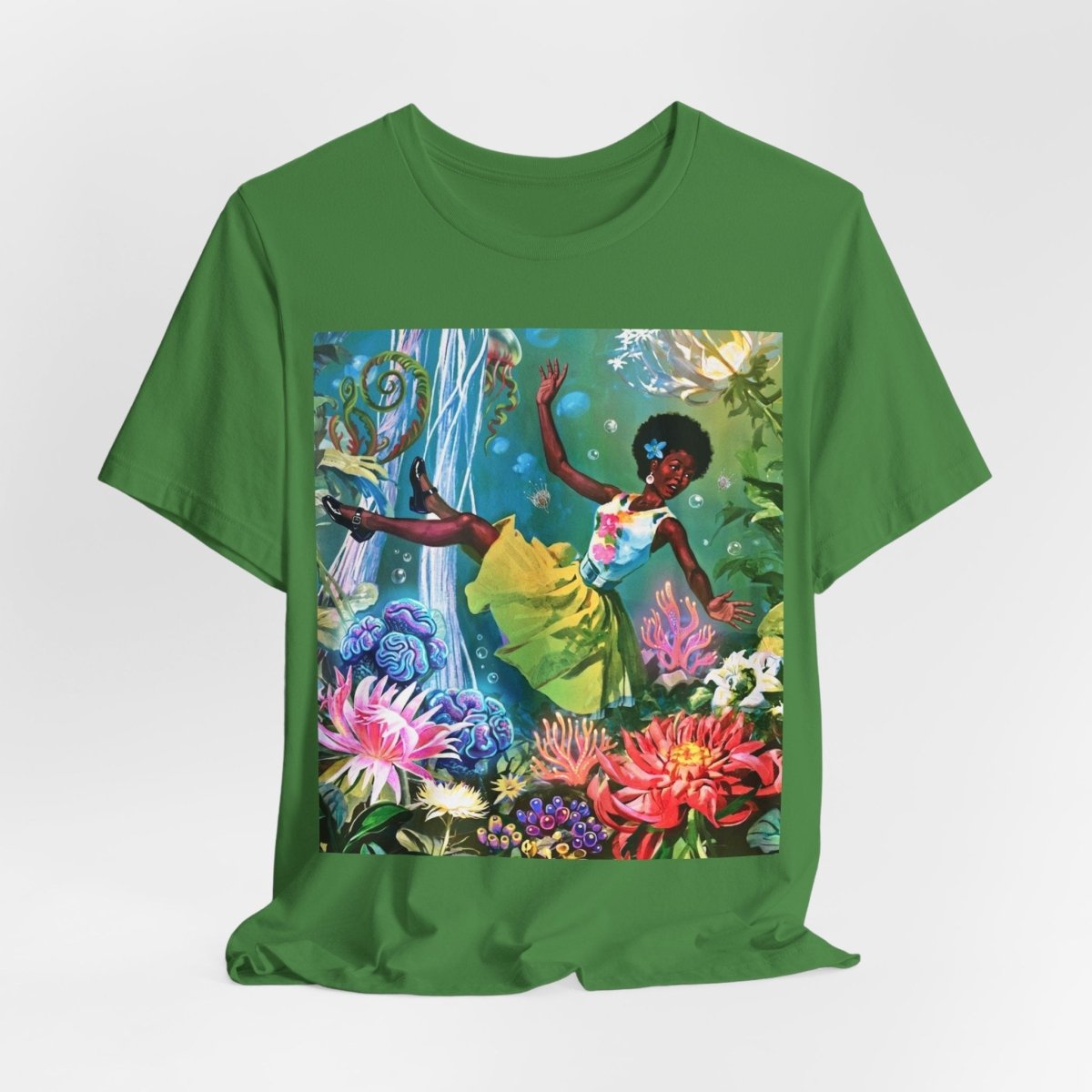 Afro Surreal Fantasy Shirt - Afrocentric Art by The Trini Gee