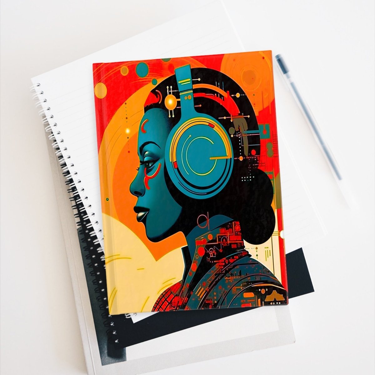 Afro Tech Journal - Afrocentric Art by The Trini Gee