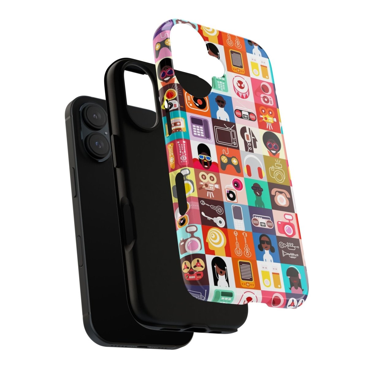 Afro Tech Phone Case - Afrocentric Art by The Trini Gee