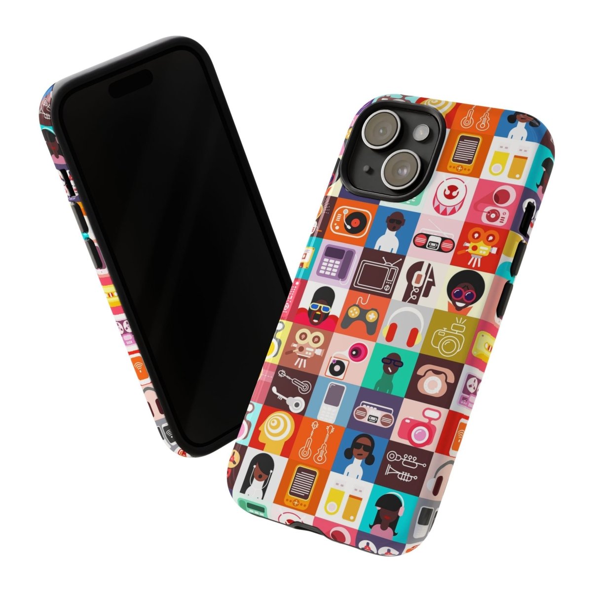 Afro Tech Phone Case - Afrocentric Art by The Trini Gee