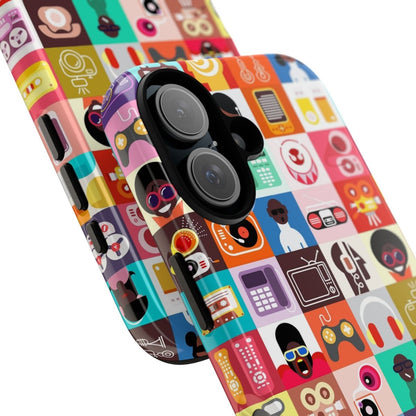 Afro Tech Phone Case - Afrocentric Art by The Trini Gee