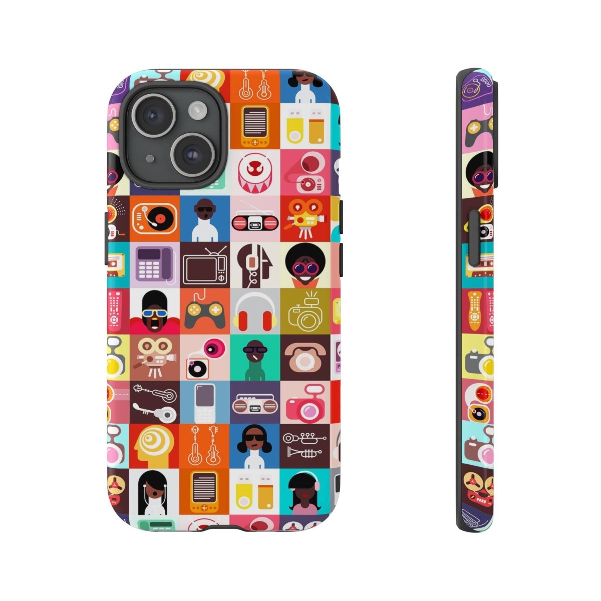 Afro Tech Phone Case - Afrocentric Art by The Trini Gee