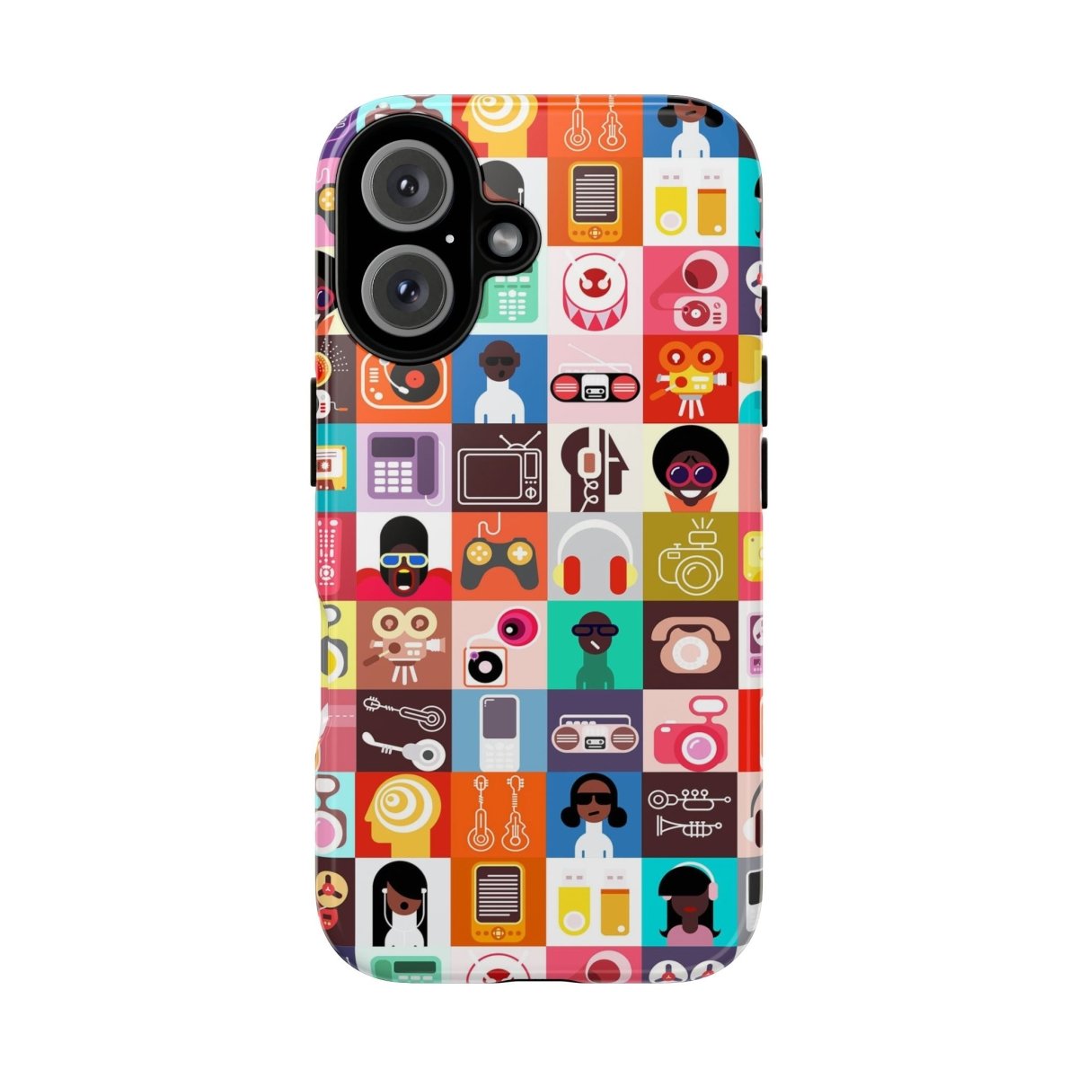 Afro Tech Phone Case - Afrocentric Art by The Trini Gee
