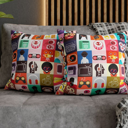 Afro Tech Pillow - Afrocentric Art by The Trini Gee