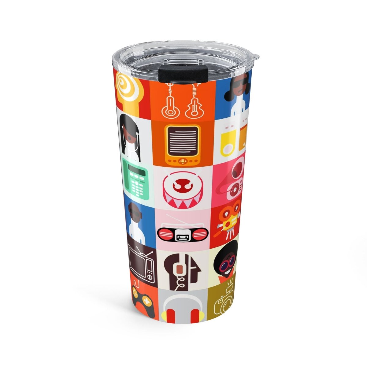 Afro Tech Tumbler - Afrocentric Art by The Trini Gee