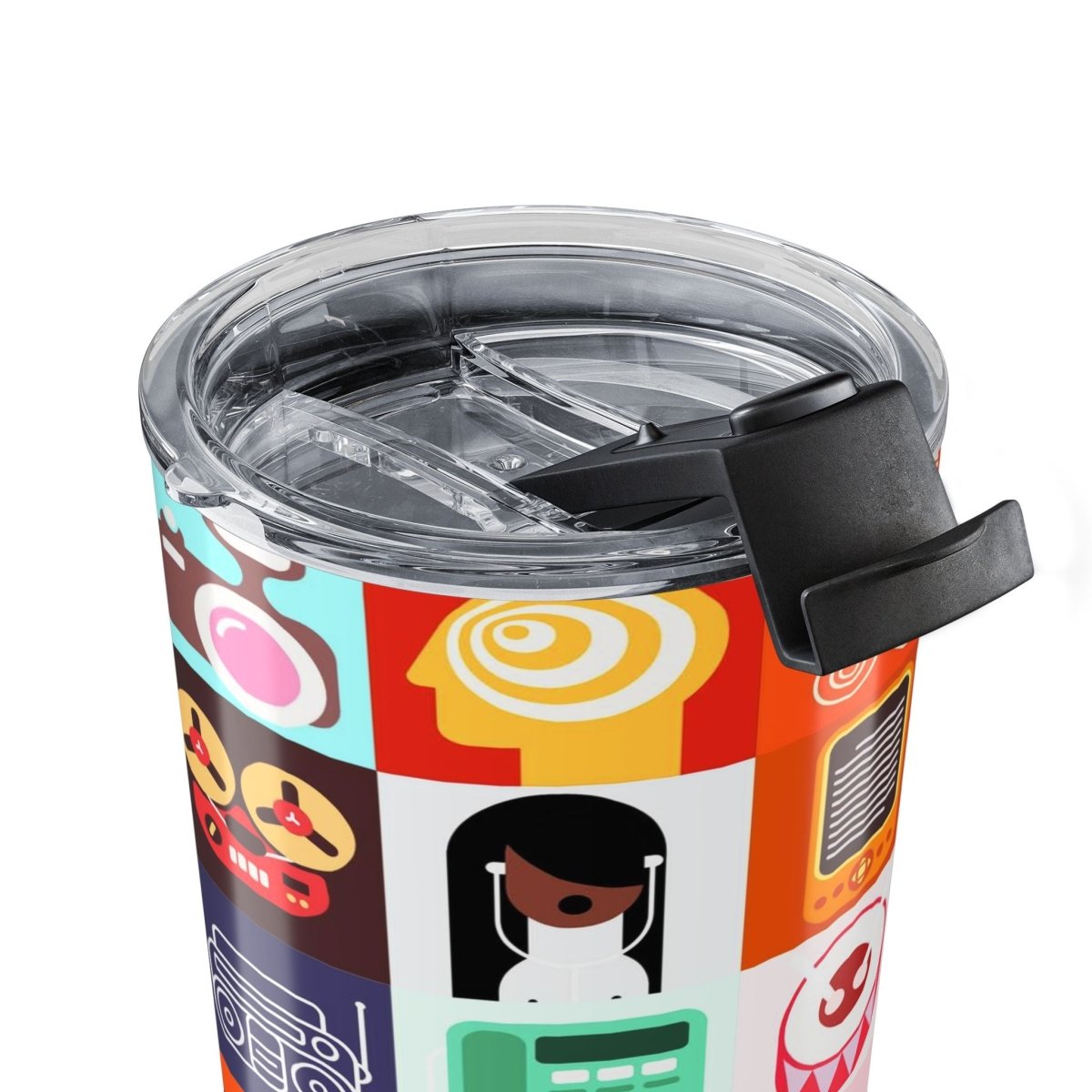 Afro Tech Tumbler - Afrocentric Art by The Trini Gee