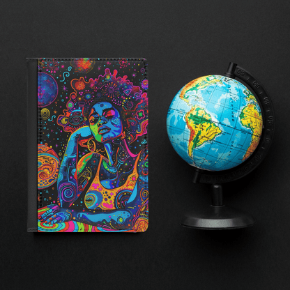 Afro Trippy Passport Cover - The Trini Gee