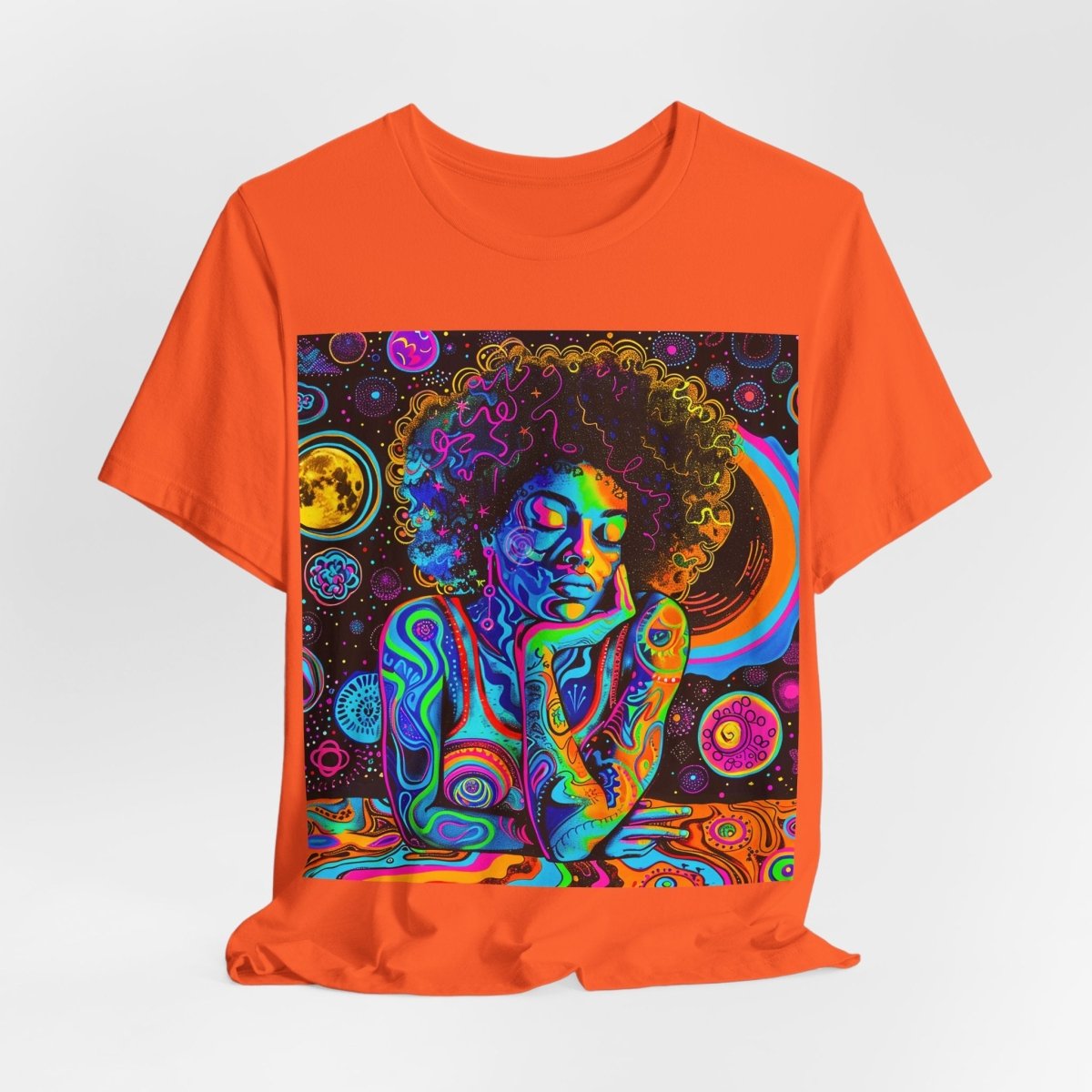 Afro Trippy Shirt - Afrocentric Art by The Trini Gee