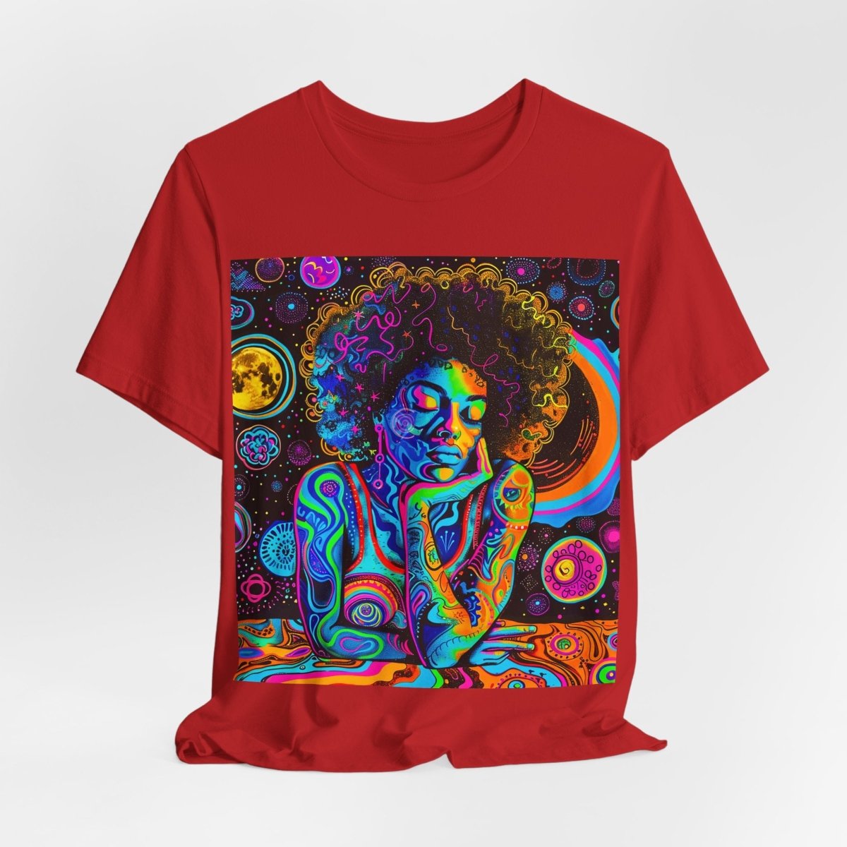 Afro Trippy Shirt - Afrocentric Art by The Trini Gee